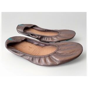 Tieks Brown Bronze Ballerina Slip On Ballet Leather Flats size 6